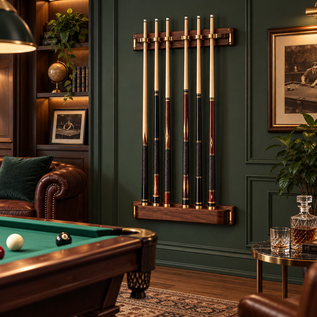 Ravenstoney™ Wall-Mounted Cue Rack — product view 3